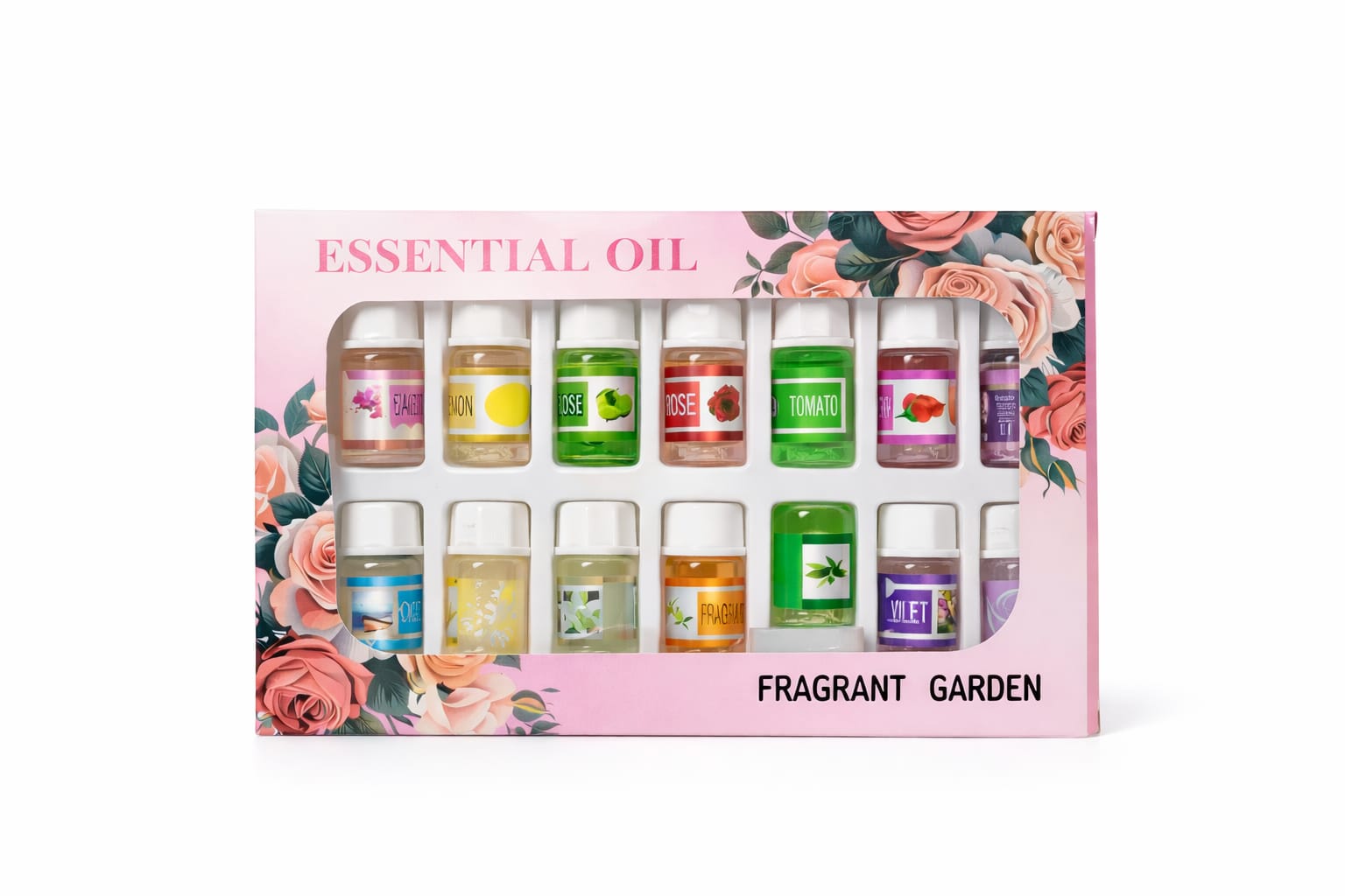 Ätherische Öle Set – Duftöl Geschenkbox mit verschiedenen Aromen